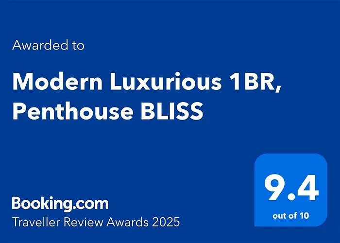 Modern Luxurious 1Br, Penthouse Bliss